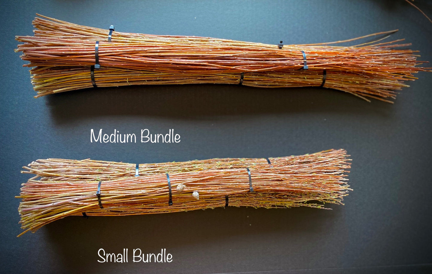 Dried Willow Tip Bundles — Natural Stems for Wreaths, Baskets & Crafts