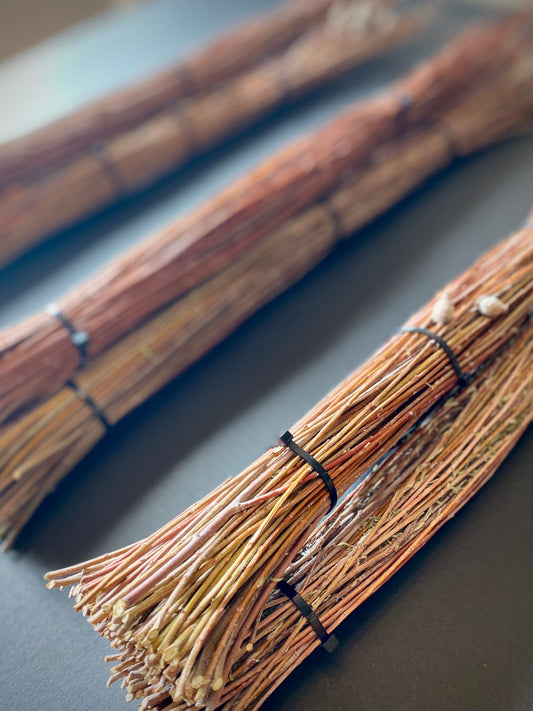 Dried Willow Tip Bundles — Natural Stems for Wreaths, Baskets & Crafts